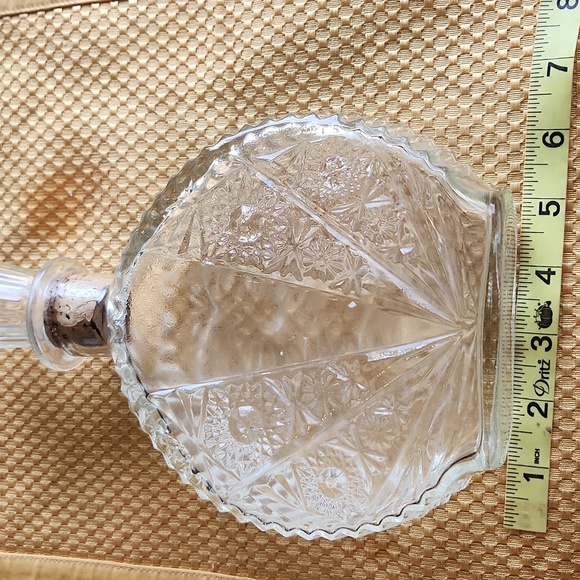 Vintage Clear Glass Whiskey Boytle Decantur From Prohibition Era - Picture 9 of 12